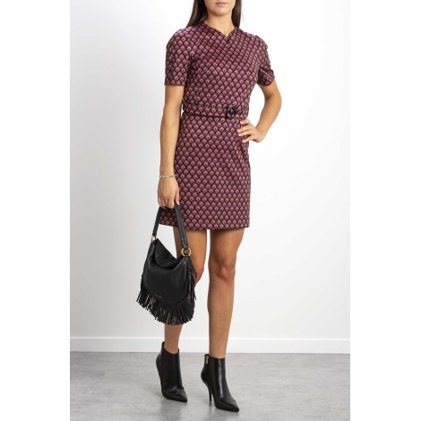 AMBRE DRESS IN JERSEY JACQUARD