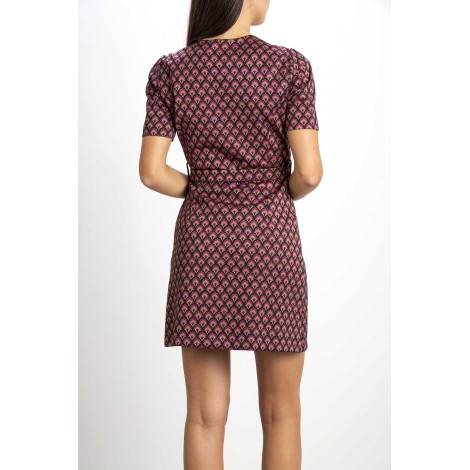 AMBRE DRESS IN JERSEY JACQUARD