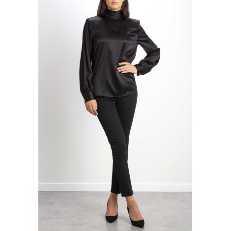 DOLCEVITA BLOUSE IN SATIN STRETCH