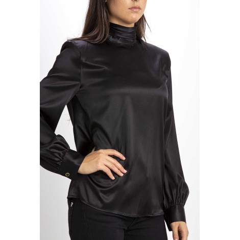 DOLCEVITA BLOUSE IN SATIN STRETCH