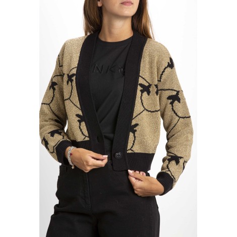 CARDIGAN CORTO JACQUARD MONOGRAM