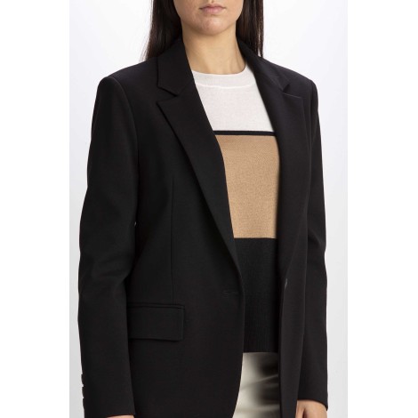 CLOTH POINT SINGLE-BREASTED BLAZER