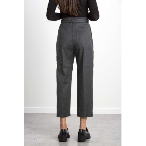 FLANNEL CARGO TROUSERS