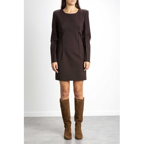 MINI STRETCH DRESS MIXED WOOL