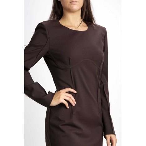 MINI STRETCH DRESS MIXED WOOL