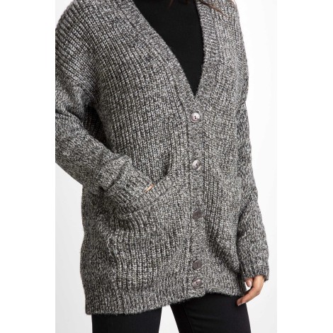 CARDIGAN MÈLANGE WITH LUREX