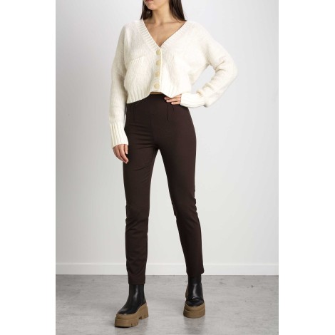 SLIM TROUSERS MIXED WOOL