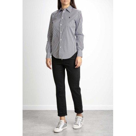 CLASSIC-FIT STRIPED SHIRT