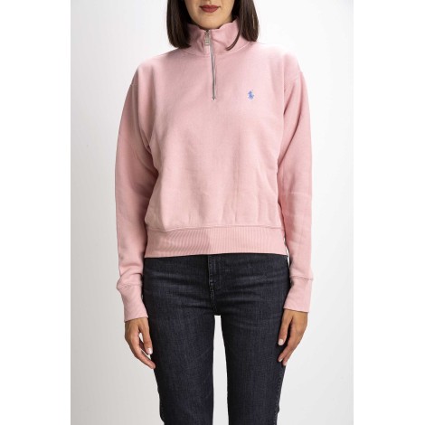 SWEATSHIRT WITH HALF ZIP