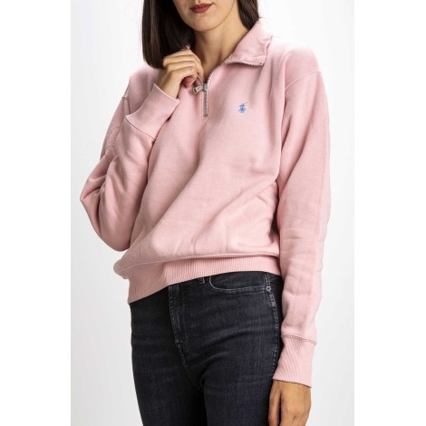 SWEATSHIRT WITH HALF ZIP