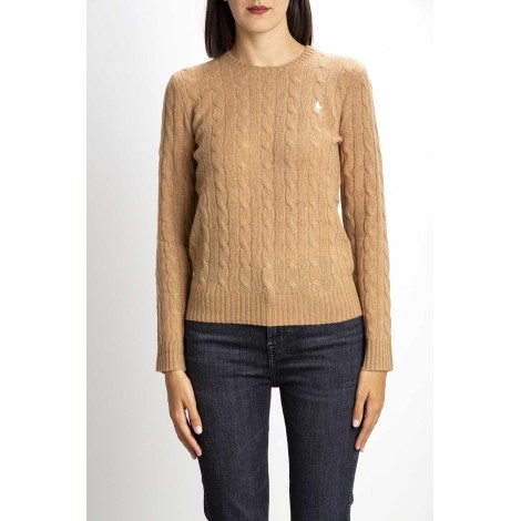 WOOL AND CASHMERE TWIST NECK