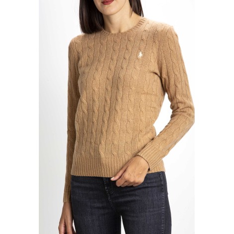 WOOL AND CASHMERE TWIST NECK