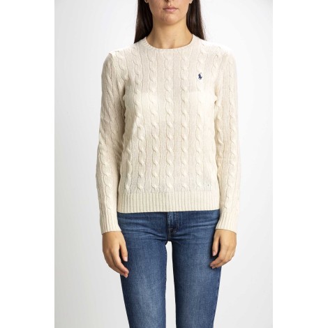 WOOL AND CASHMERE TWIST NECK