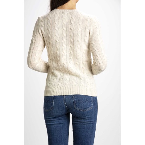 WOOL AND CASHMERE TWIST NECK