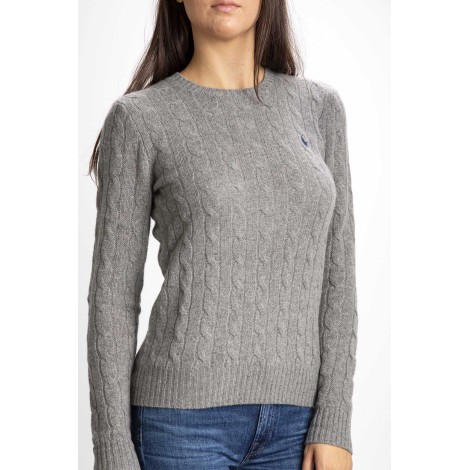 WOOL AND CASHMERE TWIST NECK