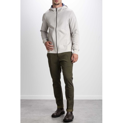 FLEECE BISBASIC HOOD ZIP