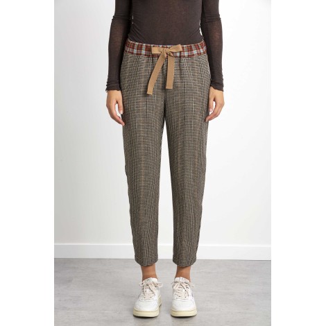 JOGGER TROUSERS IN FLANNEL