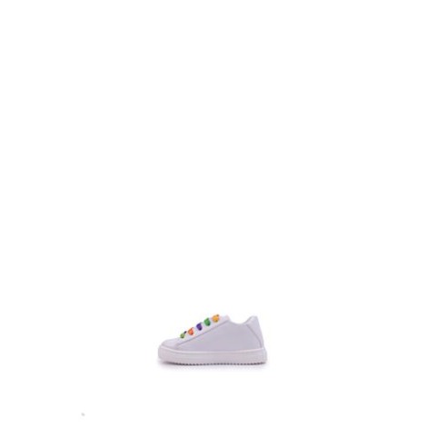 SNEAKERS IN PELLE CON LOGO 