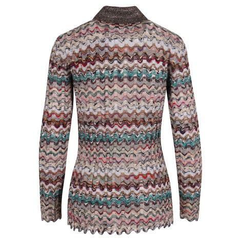 Missoni Multicolor Metallic Texture Shirt 40