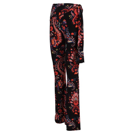 Paco Rabanne Paisley Print Flared Trousers 40