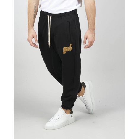 YES LONDON Pantalone in felpa con logo a rilievo Yes London