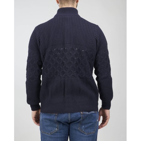 PETER STEIN Cardigan jacquard con bottoni Peter Stein