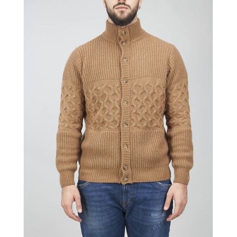 PETER STEIN Cardigan jacquard con bottoni Peter Stein