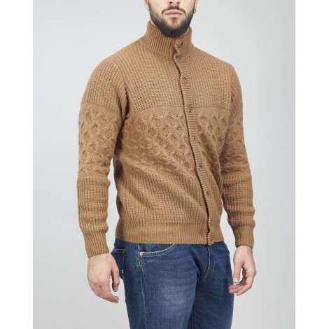 PETER STEIN Cardigan jacquard con bottoni Peter Stein