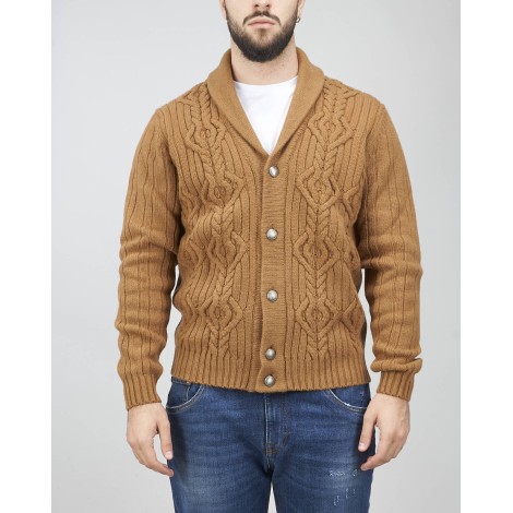 JEORDIE'S Cardigan jacquard con collo sciallato Jeordie's