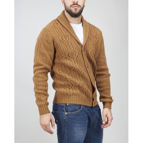 JEORDIE'S Cardigan jacquard con collo sciallato Jeordie's