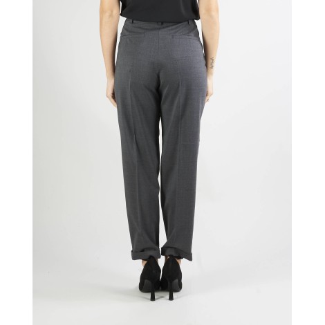 PENNY BLACK Pantalone slim in twill di lana Penny Black