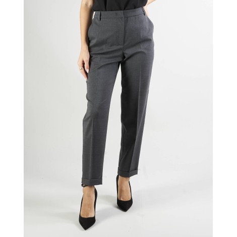 PENNY BLACK Pantalone slim in twill di lana Penny Black