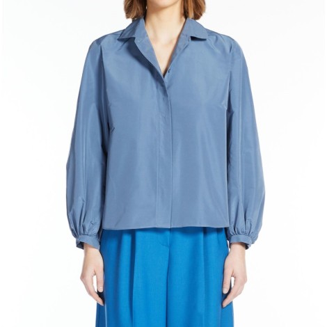 MAX MARA WEEKEND CAMICIA QUENTY IN TAFFETA' AZZURRA 51160126600001