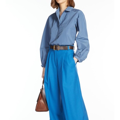 MAX MARA WEEKEND CAMICIA QUENTY IN TAFFETA' AZZURRA 51160126600001