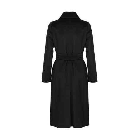 MAX MARA STUDIO CAPPOTTO BCOLLAG IN LANA NERO 60161229600013