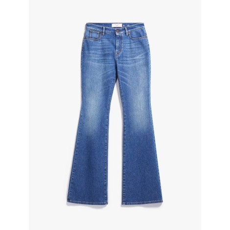 MAX MARA WEEKEND JEANS ALBIO FLARE IN COTONE BLUE 51860329600003