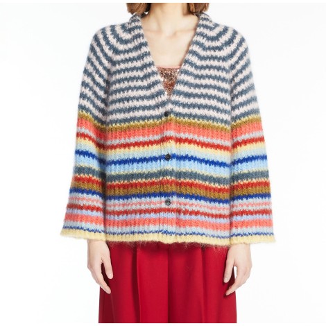 MAX MARA WEEKEND CARDIGAN COSMOS IN MOHAIR  53460126600012