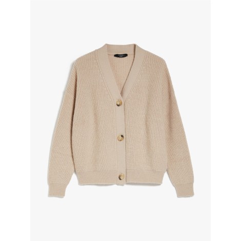 MAX MARA WEEKEND CARDIGAN FALLA IN MOHAIR BEIGE 53460123600001