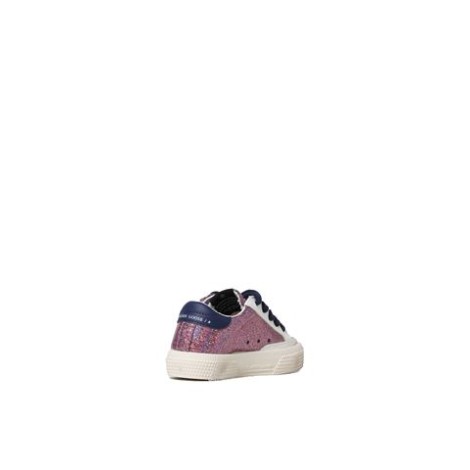 SNEAKERS IN PELLE CON GLITTER