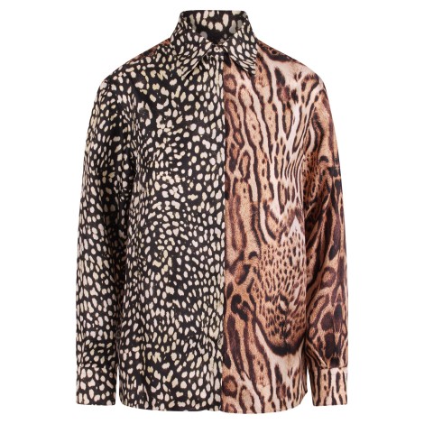 Roberto Cavalli Contrasting Panel Shirt 42