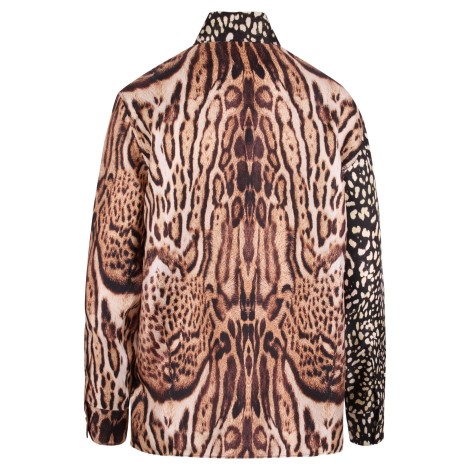 Roberto Cavalli Contrasting Panel Shirt 42