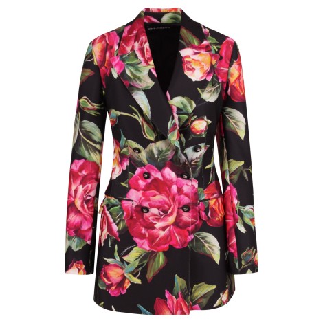 Dolce & Gabbana Long Double-Breasted Blazer 44