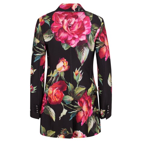 Dolce & Gabbana Long Double-Breasted Blazer 44