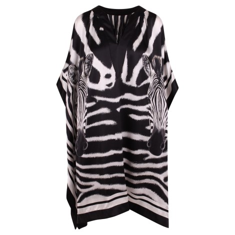 Dolce & Gabbana Zebra Print Kaftan Dress 42