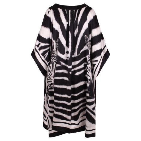 Dolce & Gabbana Zebra Print Kaftan Dress 42