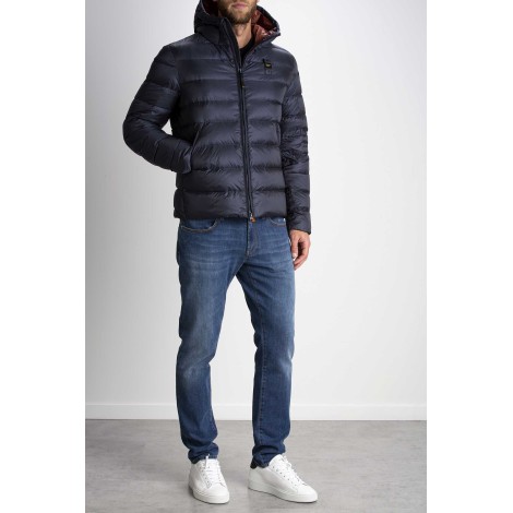 DOWN JACKET WITH SERGIO CAP