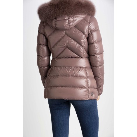 DOWN JACKET CAPP. WITH FUR