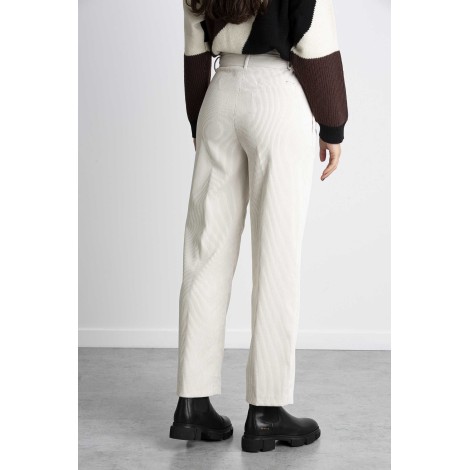 CHINO BELT VELVET TROUSERS