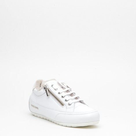 Sneakers in pelle bianco