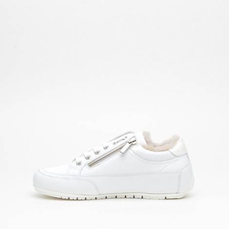 Sneakers in pelle bianco